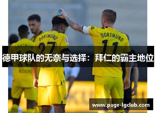 德甲球队的无奈与选择：拜仁的霸主地位