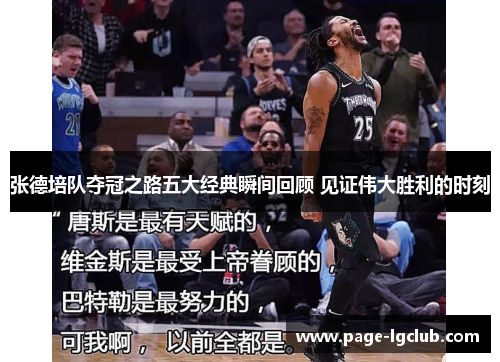 张德培队夺冠之路五大经典瞬间回顾 见证伟大胜利的时刻